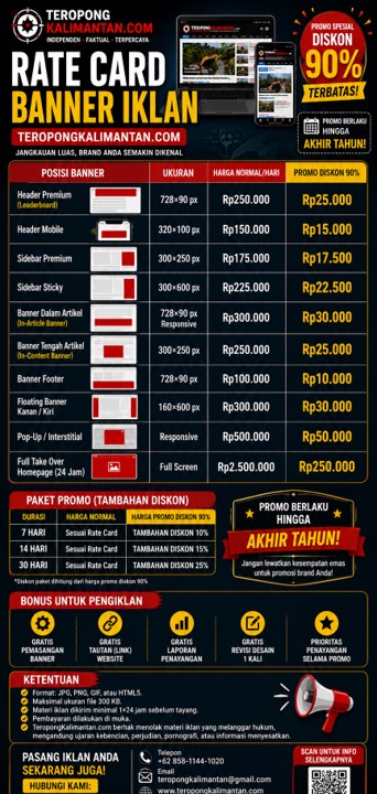 Pasang Iklan Teropong Kalimantan