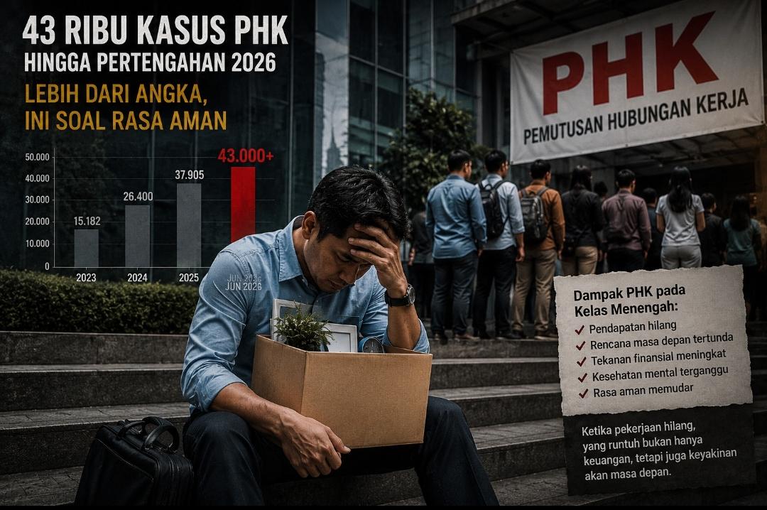 GELOMBANG PHK 2026: SAAT YANG HILANG BUKAN HANYA PEKERJAAN, TETAPI RASA AMAN KELAS MENENGAH