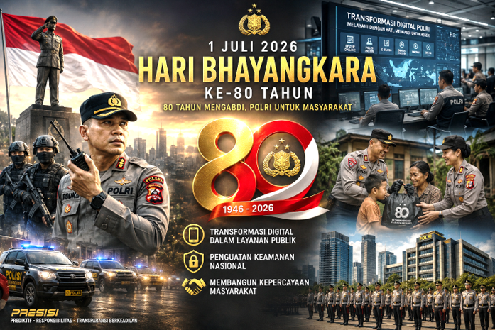 Hari Bhayangkara ke-80: Transformasi Digital dan Penguatan Kepercayaan Publik Jadi Fokus Polri