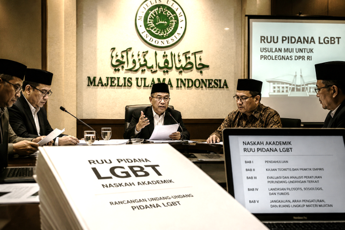 MUI Siapkan Naskah Akademik RUU Pidana LGBT, Targetkan Masuk Prolegnas DPR RI