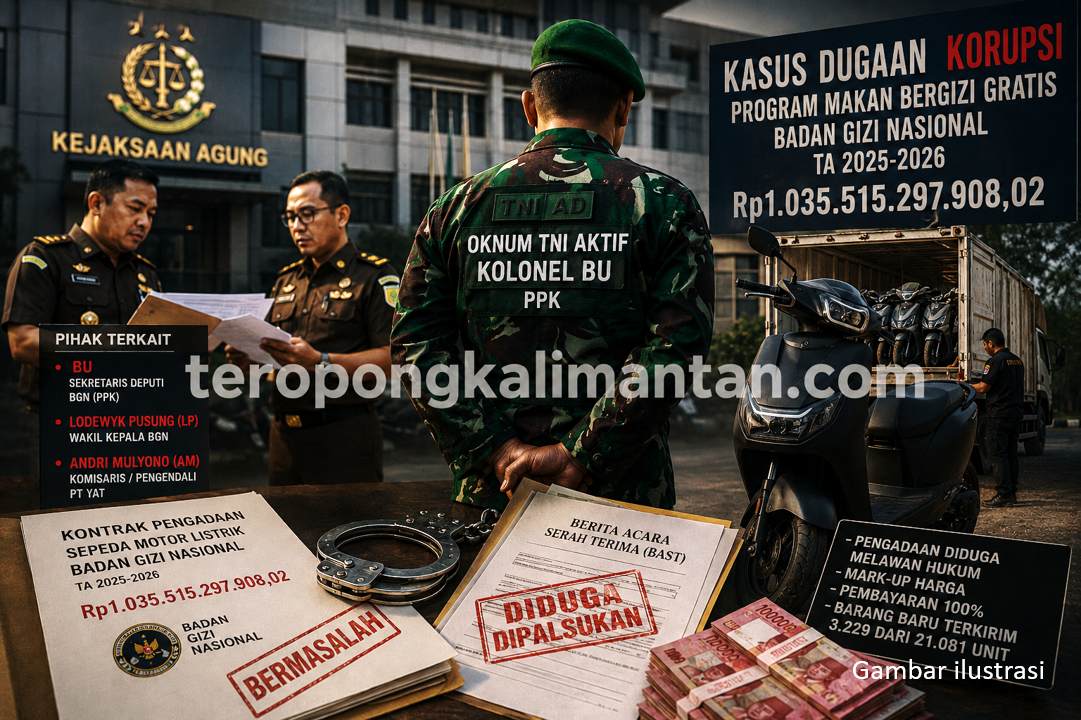Kejagung Limpahkan Perkara Oknum TNI Aktif dalam Kasus Dugaan Korupsi Program MBG Rp1 Triliun ke Jampidmil