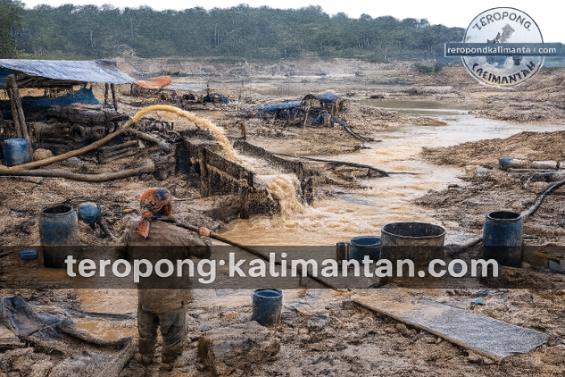 Tambang Emas Ilegal Diduga Rugikan Negara Triliunan Rupiah, Kerusakan Lingkungan dan Ancaman Sosial Terus Menguat