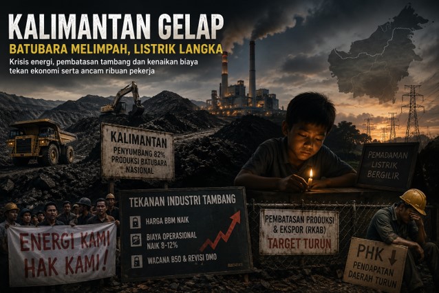 Kalimantan Gelap: Ketika Lumbung Batubara Menghadapi Krisis Energi dan Ancaman PHK