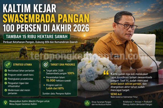 Kaltim Pacu Swasembada Pangan, Mampukah 15 Ribu Hektare Sawah Baru, Mengubah Peta Ketahanan Pangan?