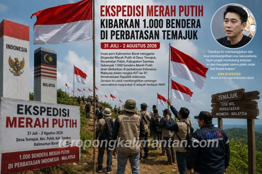 Ifan Seventeen Dukung Ekspedisi Merah Putih di Perbatasan Temajuk, Sebut Gerakan Bangkitkan Nasionalisme