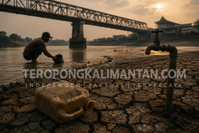 Krisis Air Bersih Mengintai Kalimantan di Tengah Cuaca Ekstrem