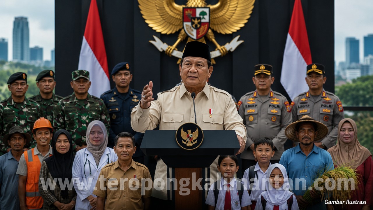 Prabowo Siap Pangkas Anggaran TNI-Polri Demi Hapus Kemiskinan?