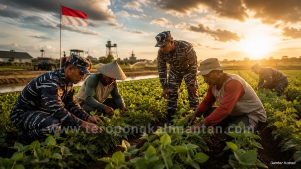 TNI AL Buka 3.110 Hektare Lahan Kedelai, Dukung Swasembada dan Kurangi Impor